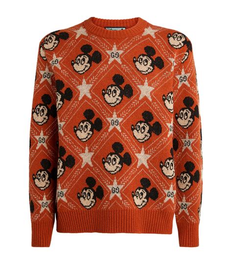 mickey gucci christmas sweater|gucci mickey mouse handbag.